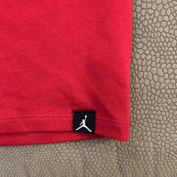 Nike Air Jordan Mens Large T shirt. Red and Black. - Picture 2 of 5
